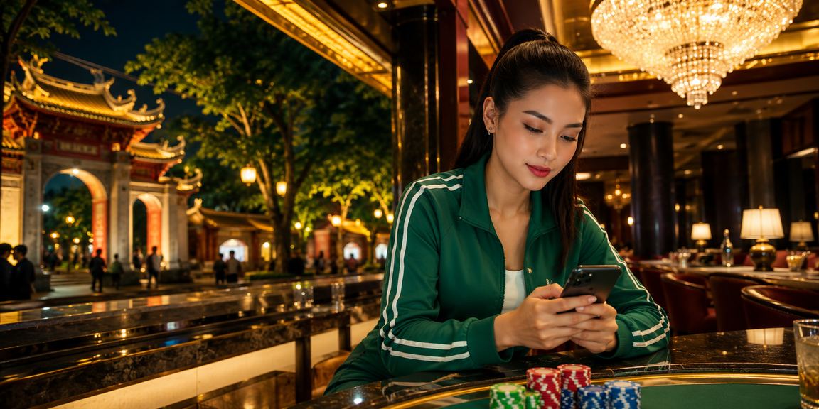 Khung cảnh giải trí tại Hà Nội với phong cách hiện đại kết hợp thể thao và casino trực tuyến